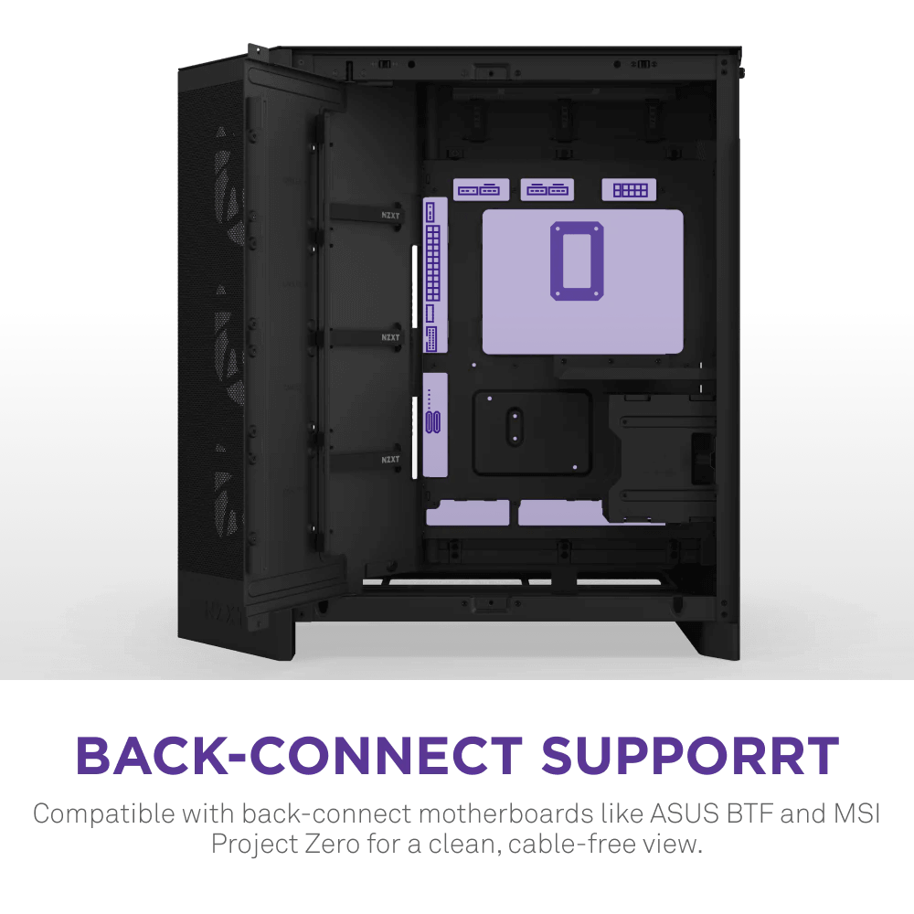 NZXT H9 Flow RGB+ 2025 Black