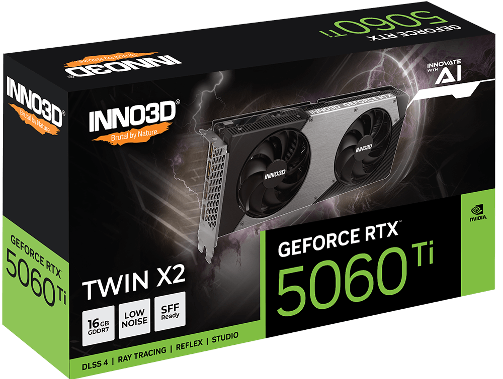 INNO3D GeForce RTX 5060Ti 16GB TWIN X2
