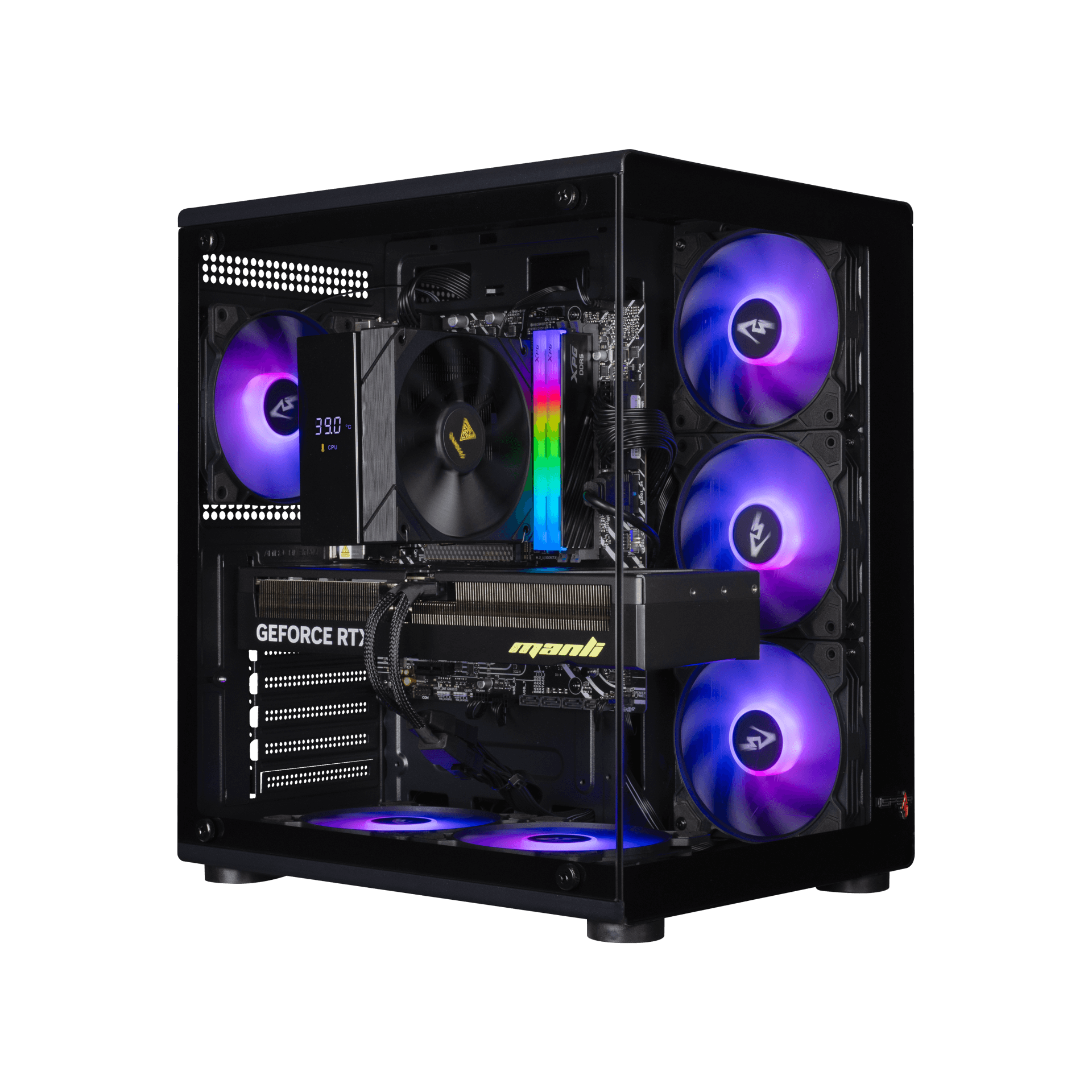 TTX ECO RYZEN - 9060XT بكج + شاشة + كومبو