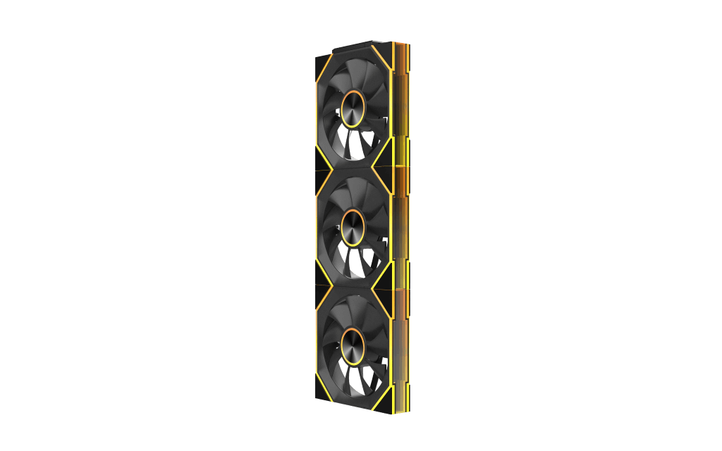 TTX-F120 PACK ARGB BLACK - 3xFAN (IN) + 1xFAN ( EXUST ) + CONTROLLER
