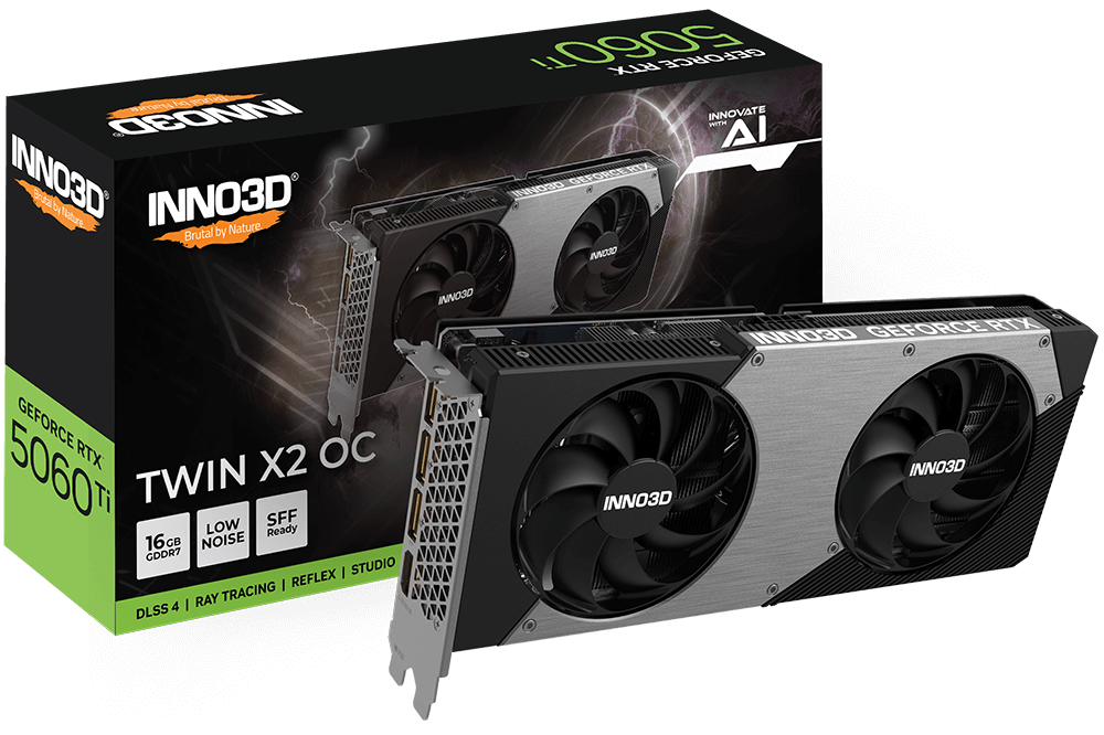 INNO3D GeForce RTX 5060Ti 16GB TWIN X2OC