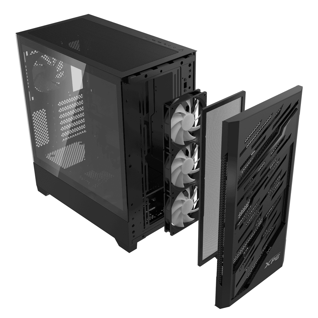 XPG STARKER AIR BTF MID-TOWER CHASSIS-BLACK