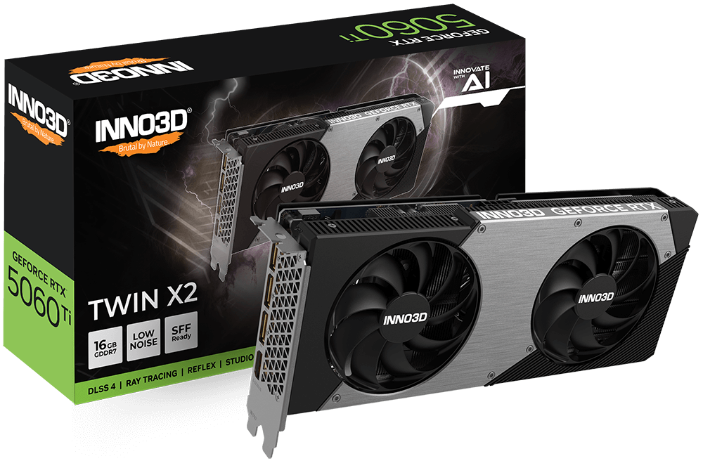 INNO3D GeForce RTX 5060Ti 16GB TWIN X2