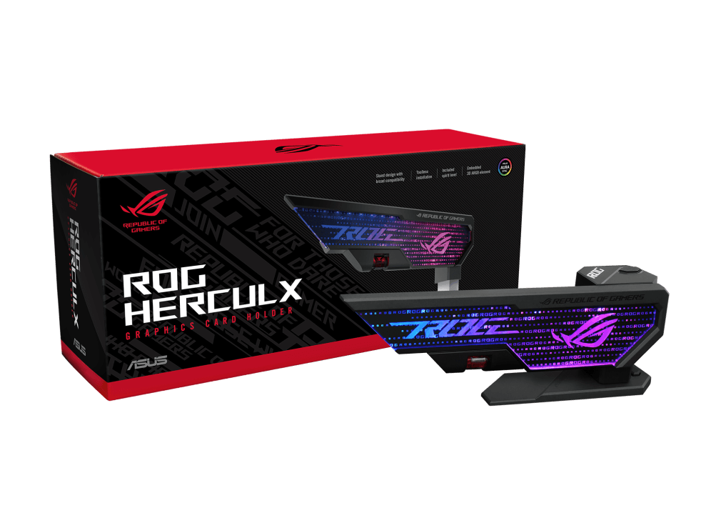 ASUS ROG Herculx Graphics Card Holder - BLACK