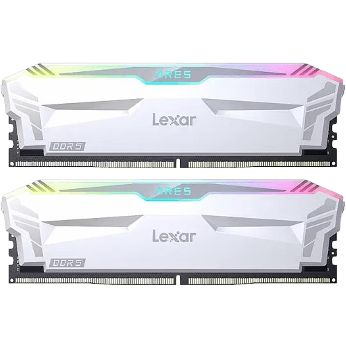 LEXAR ARES RGB 32GB (2x16GB) 6000MHz CL30 DDR5 - WHITE