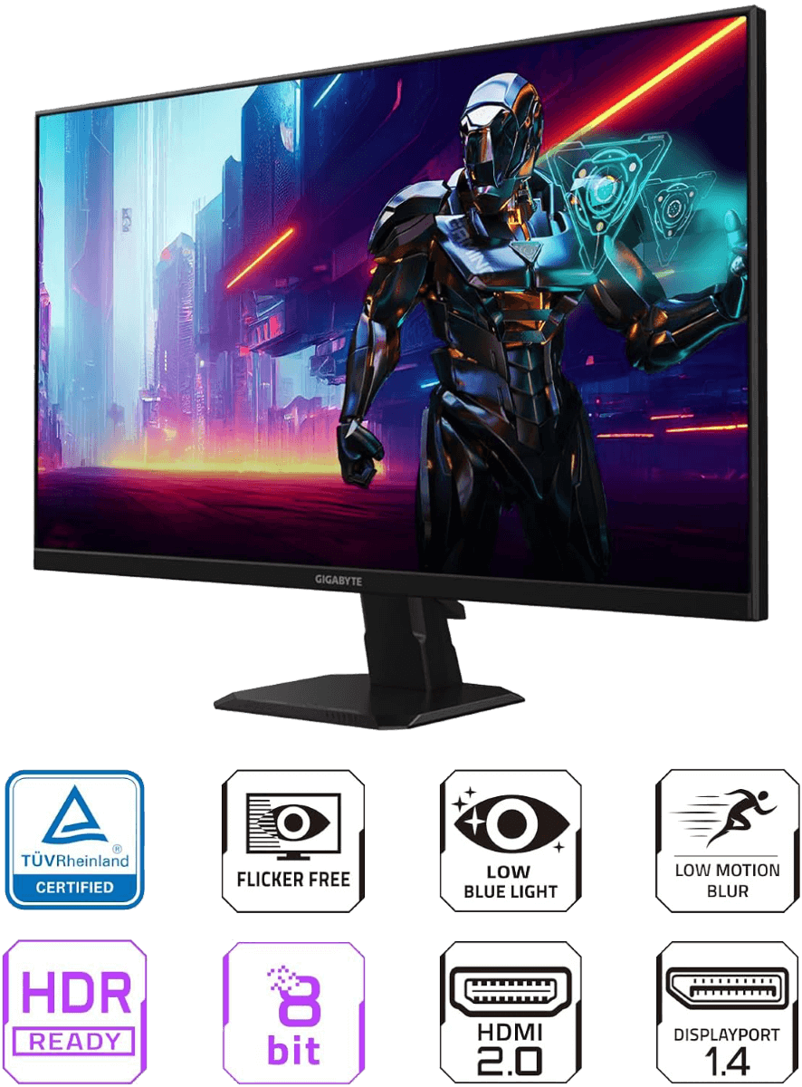 GIGABYTE GS27QA 27" 2K QHD 180Hz 1ms HDR Free SYNC SS IPS Monitor