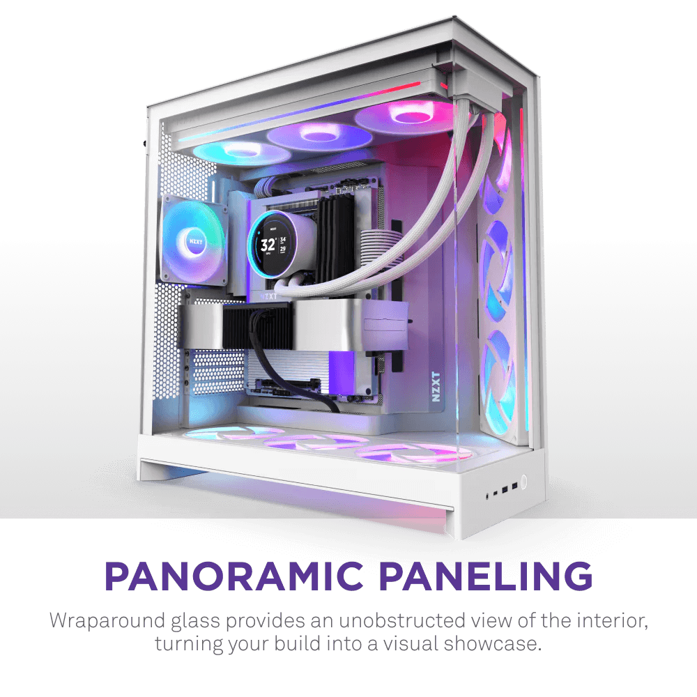 NZXT H9 Flow RGB+ 2025 White