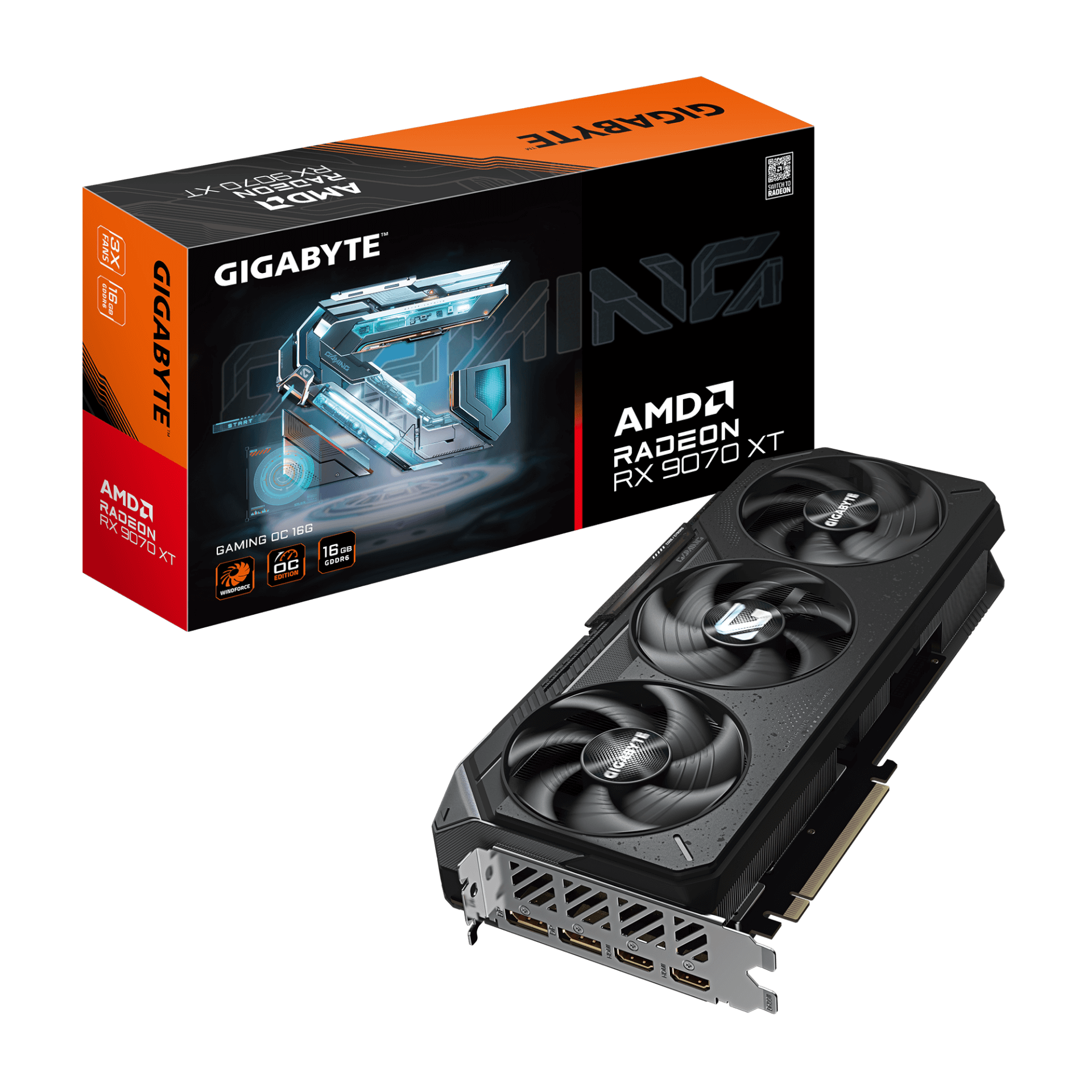 GIGABYTE RADEON  RX 9070XT GAMING 16GB OC